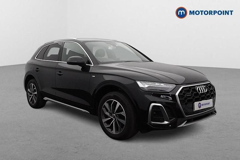 Black Used 2022 Audi Q5 S-Line SUV | £32,899 (Fair price) - Image 1/4