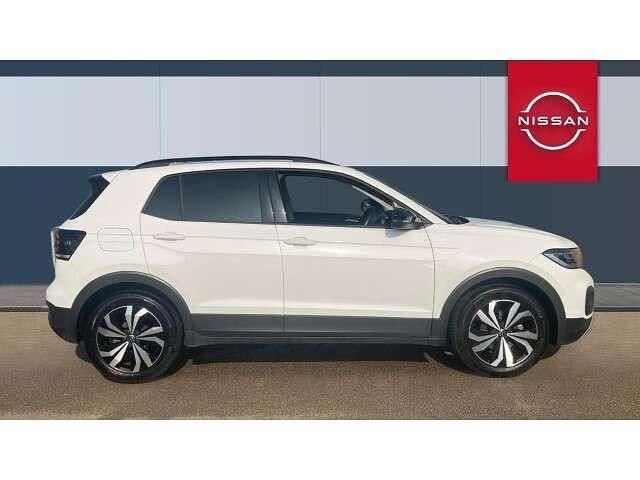 Used VW T-Cross Black Edition 110 HP (80 kW) 2022 White SUV