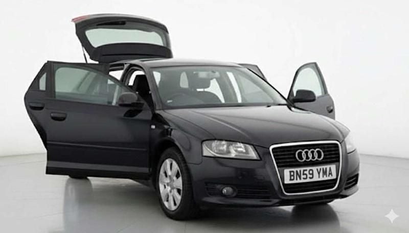Black Used 2009 Audi A3 Advanced Hatchback | £1,995 (Good price) - Image 1/4