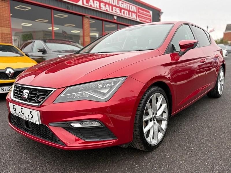 Red Used 2017 Seat Leon FR Hatchback | £10,490 (Fair price) - Image 1/4
