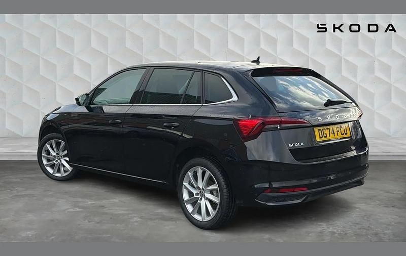 Used Skoda Scala SE L 115 HP (84 kW) 2024 Black magic pearl effect Hatchback