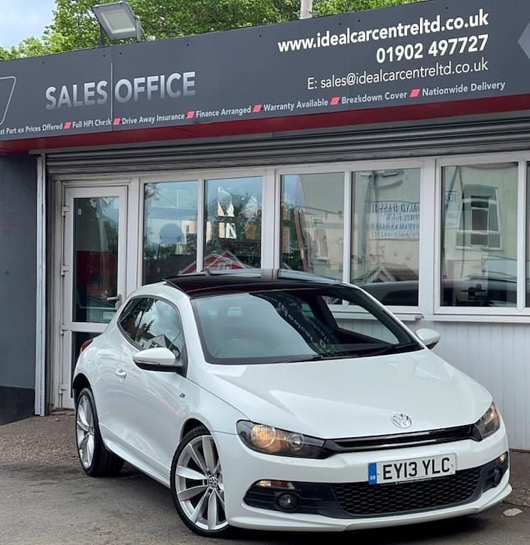 White Used 2013 VW Scirocco R-line Coupe | £10,495 (A bit pricey) - Image 1/3