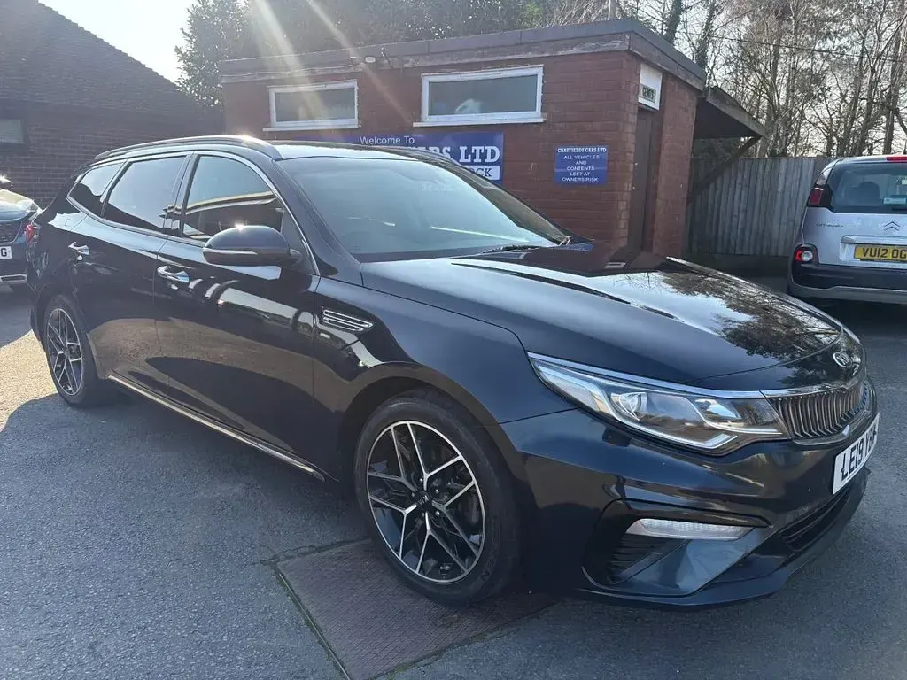 Used Kia Optima 134 HP (98 kW) 2019 Blue Estate