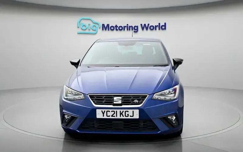 Used Seat Ibiza FR 95 HP (69 kW) 2021 Blue Hatchback