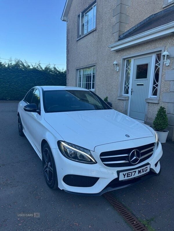 White Used 2017 Mercedes C250 AMG line Sedan | £10,950 (Good price) - Image 1/4