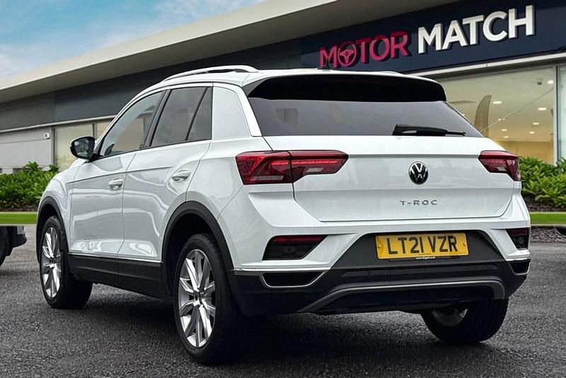 Used VW T-Roc SEL 150 HP (110 kW) 2021 White SUV