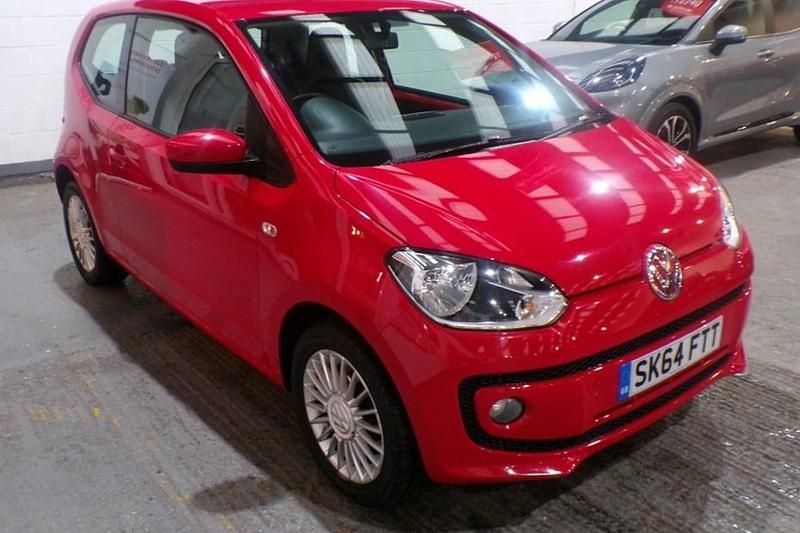Used VW up! high up! 75 HP (55 kW) 2014 Red Hatchback
