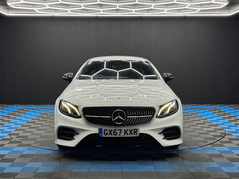 Used Mercedes E220 AMG line 2017 White Coupe