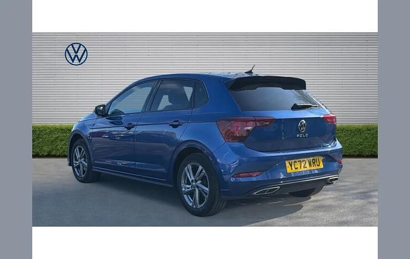 Used VW Polo R-line 95 HP (69 kW) 2022 Blue Hatchback