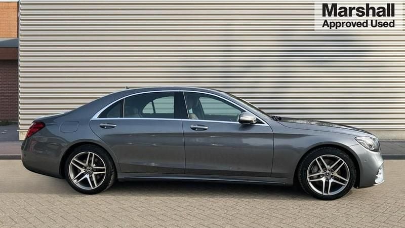 Used Mercedes S450 AMG line 367 HP (269 kW) 2018 Selenite grey metallic Sedan