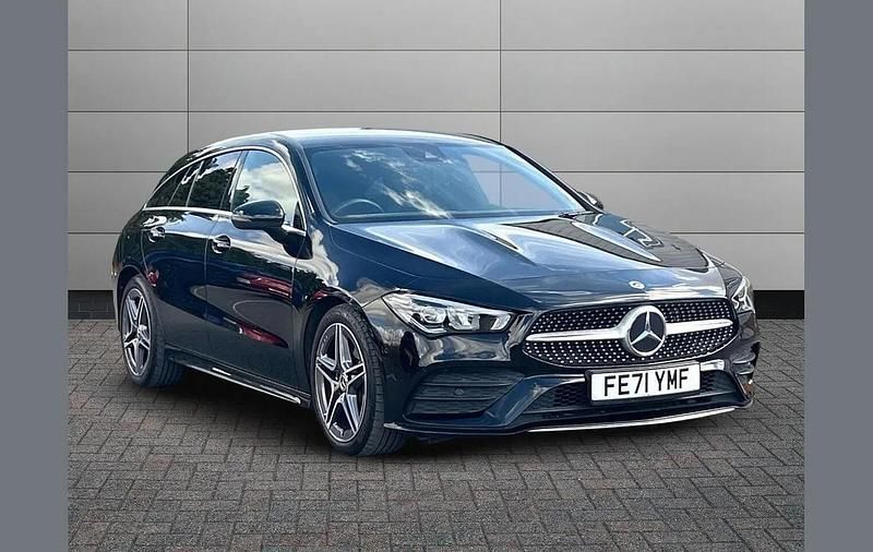 Black Used 2021 Mercedes CLA200 AMG line Estate | £21,991 (Fair price) - Image 1/4