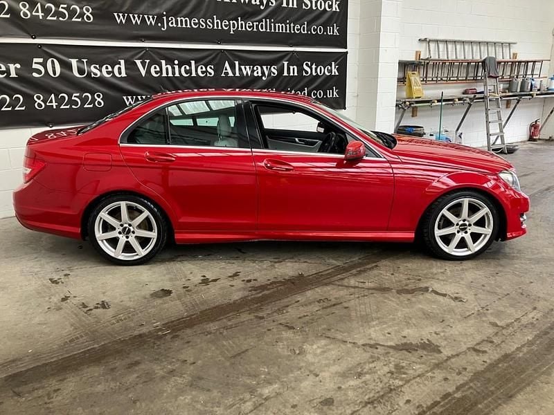 Used Mercedes C220 Sport Edition 2011 Red Sedan
