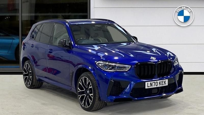 Blue Used 2020 BMW X5 M Competition Edition SUV | £68,400 (Expensive) - Image 1/4