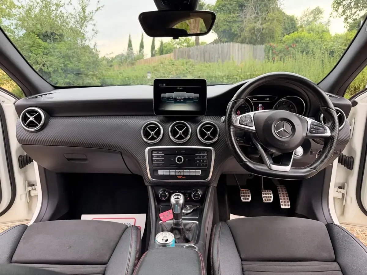 Used Mercedes A200 AMG line 2017 White Hatchback