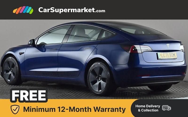 Used Tesla Model 3 Standard Range 208 kW (283 HP) 2021 Blue Sedan