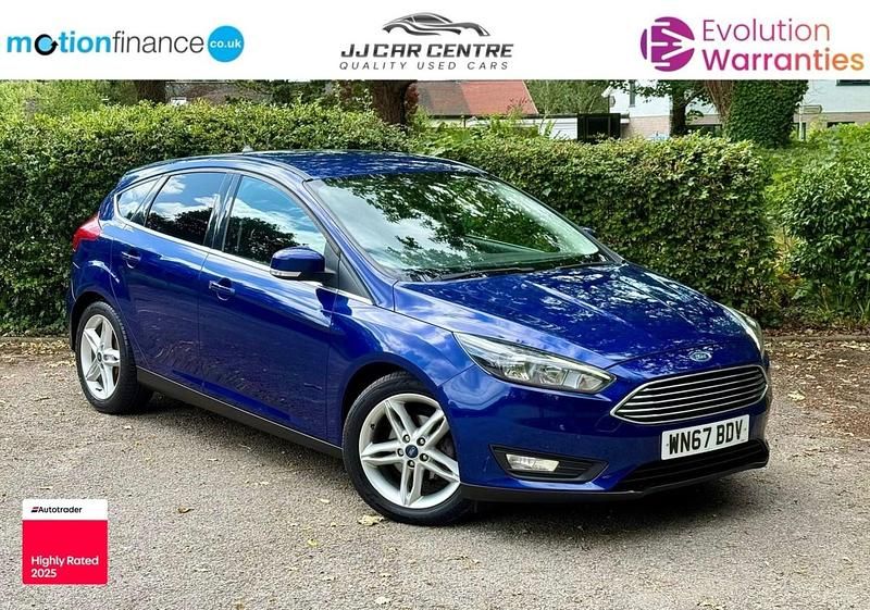 Blue Used 2017 Ford Focus Zetec Hatchback | £5,575 (Fair price) - Image 1/3