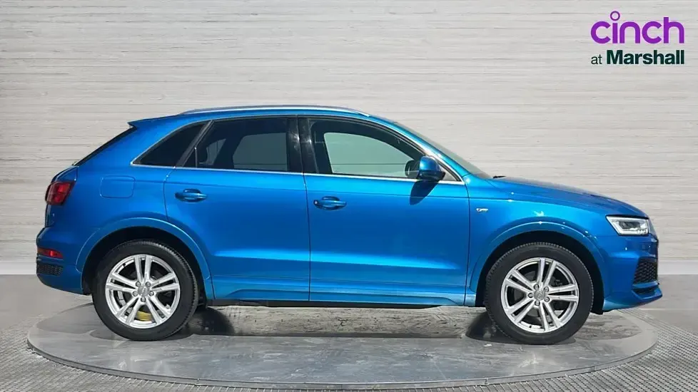 Used Audi Q3 S-Line 150 HP (110 kW) 2017 Blue SUV