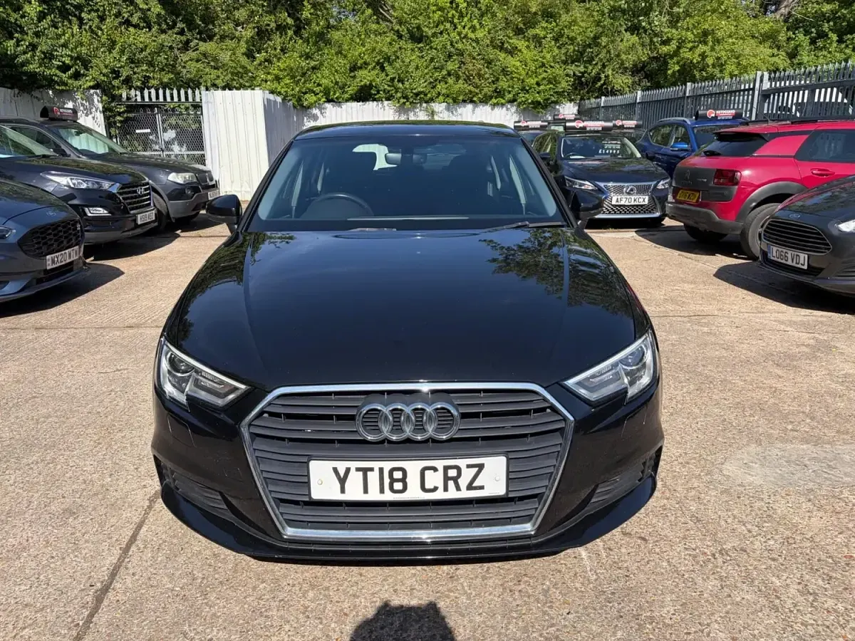 Used Audi A3 Sportback 150 HP (110 kW) 2018 Black Hatchback