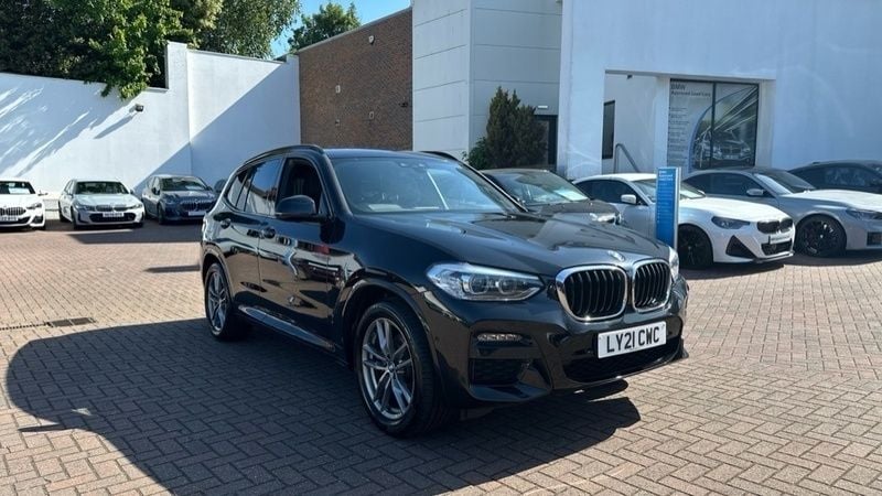 Black Used 2021 BMW X3 M Sport SUV | £28,670 (Good price) - Image 1/4