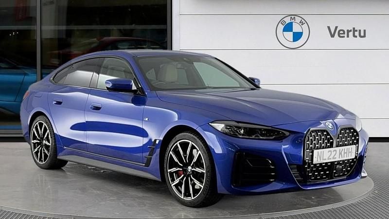 Blue Used 2022 BMW 420 Gran Coupé M Sport Coupe | £30,349 (Good price) - Image 1/4