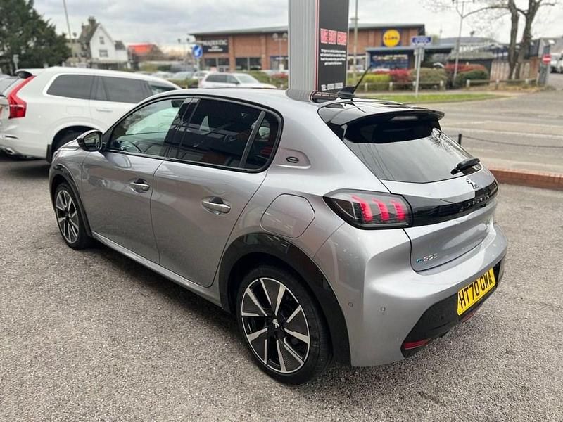 Used Peugeot e-208 Premium 100 kW (136 HP) 2021 Grey Hatchback