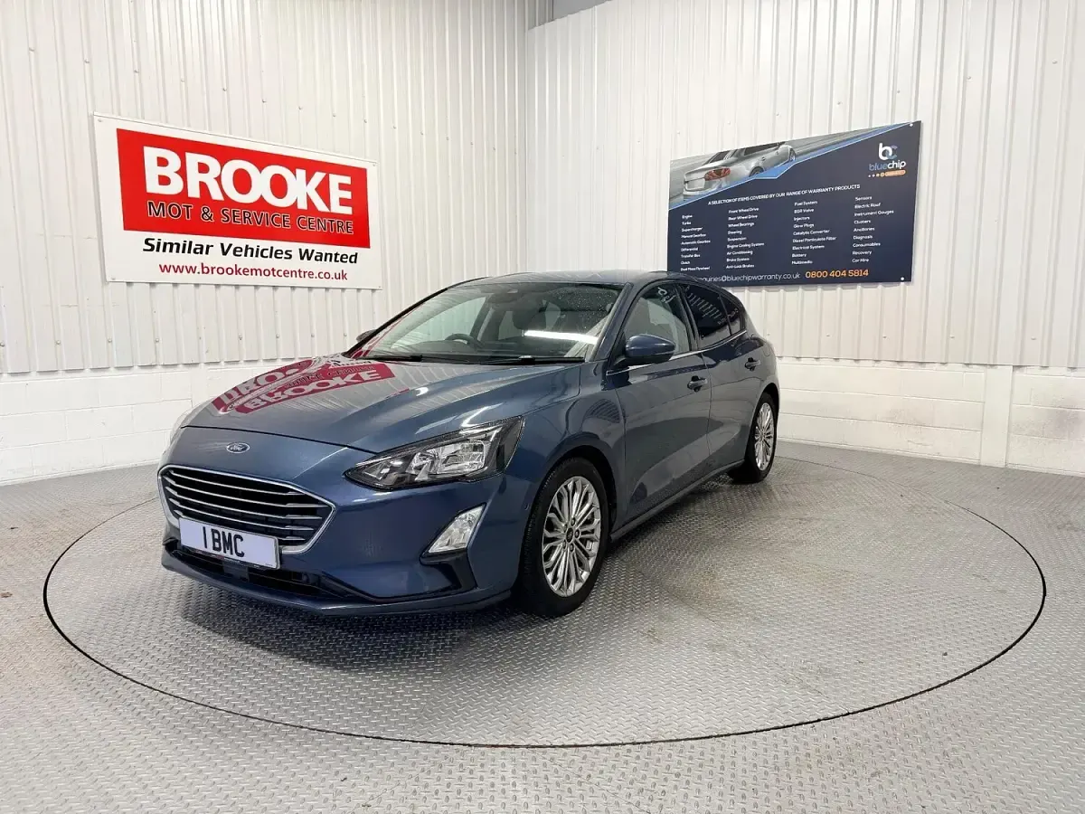 Used Ford Focus Titanium X 125 HP (91 kW) 2020 Blue Hatchback