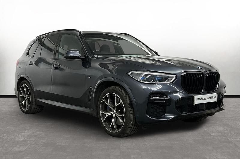 Grey Used 2022 BMW X5 M Sport SUV | £49,200 (A bit pricey) - Image 1/3