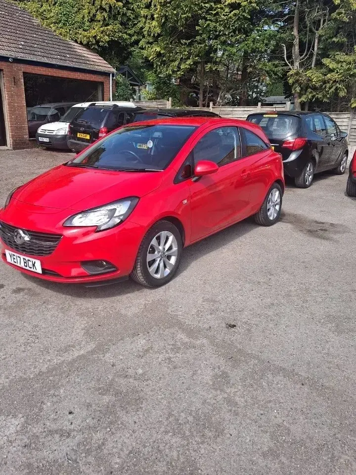Gebraucht Vauxhall Corsa 75 PS (55 kW) 2017 Rot Kleinwagen