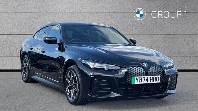 Black Used 2024 BMW i4 M Sport Sedan | £41,993 (A bit pricey) - Image 1/4