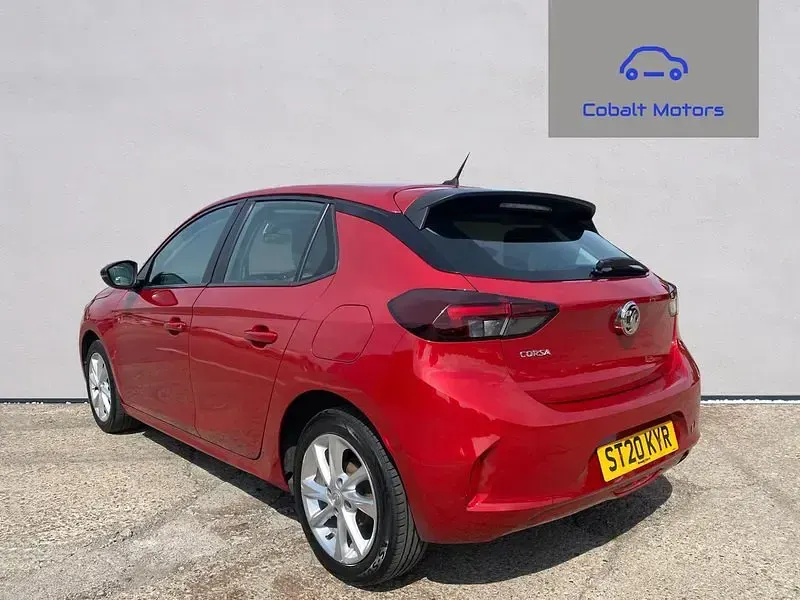 Used Vauxhall Corsa 75 HP (55 kW) 2020 Red Hatchback