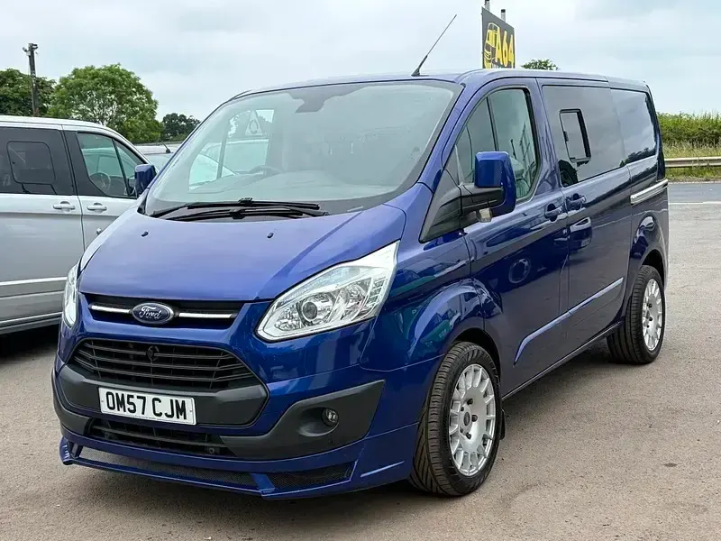 Used Ford Transit Custom 120 HP (88 kW) 2015 Blue Van