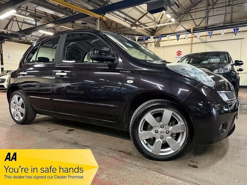 Black Used 2010 Nissan Micra N-TEC Hatchback | £3,489 (Good price) - Image 1/4