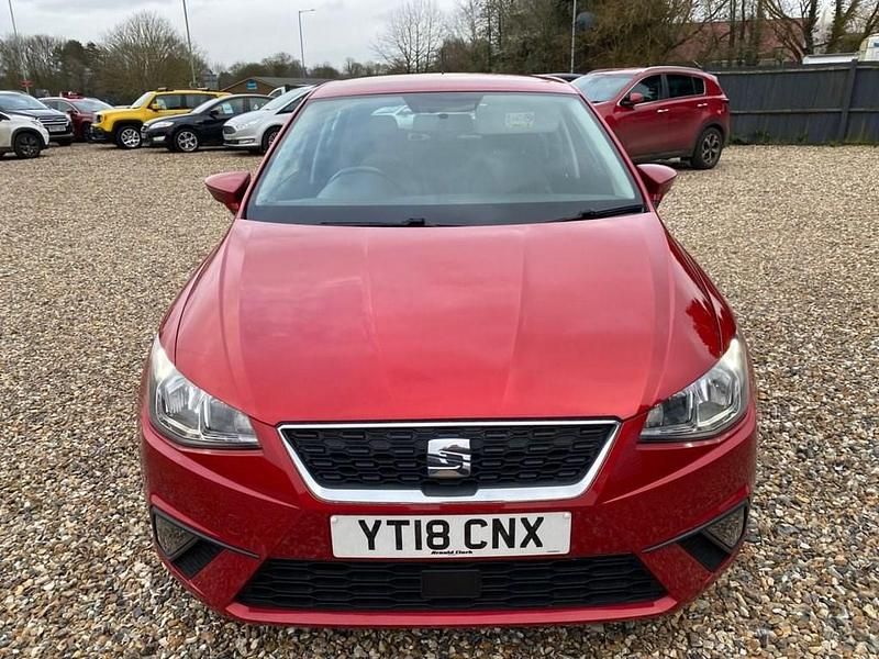 Used Seat Ibiza SE Technology 75 HP (55 kW) 2018 Red Hatchback