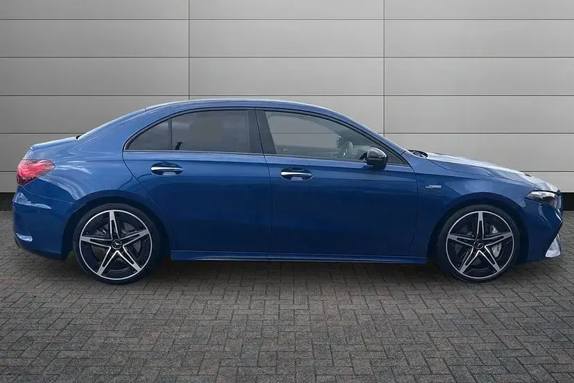 Used Mercedes A35 AMG Premium 316 HP (232 kW) 2025 Spectral blue metallic Sedan