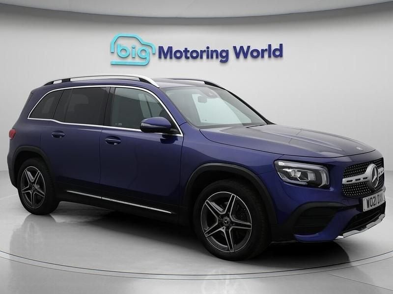 Blue Used 2021 Mercedes GLB200 AMG line SUV | £24,300 (Fair price) - Image 1/4
