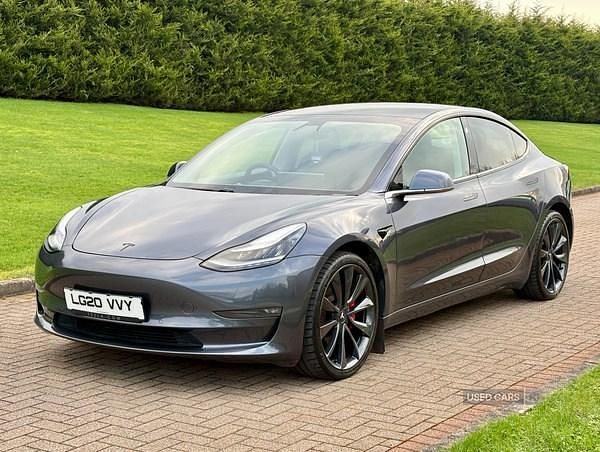 Used Tesla Model 3 Performance 461 kW (627 HP) 2020 Grey Sedan