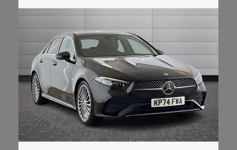 Black Used 2024 Mercedes A200 AMG Line Premium Plus Sedan | £29,390 (Expensive) - Image 1/2
