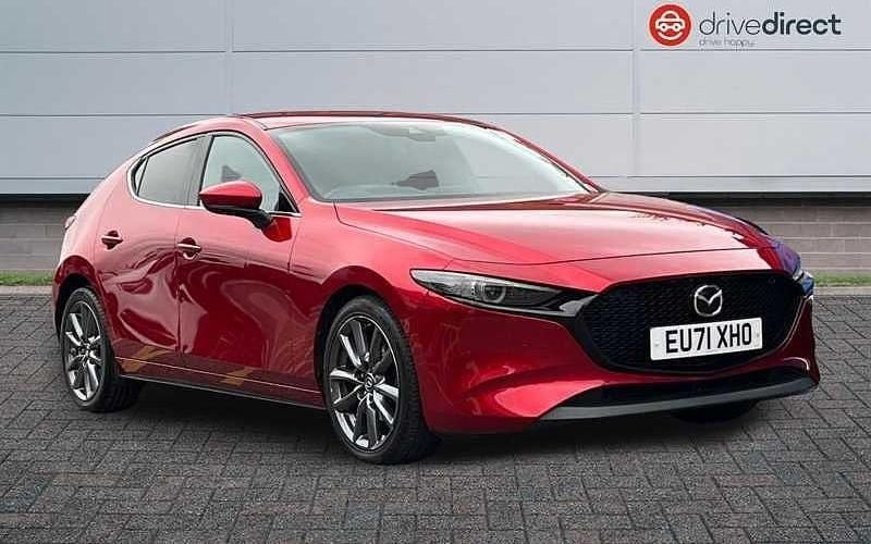 Red Used 2021 Mazda 3 Inclusive Hatchback | £14,419 (Fair price) - Image 1/4
