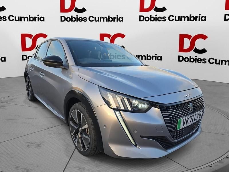 Used Peugeot e-208 Premium 100 kW (136 HP) 2021 Grey Hatchback