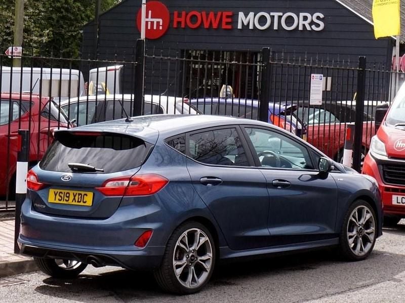 Used Ford Fiesta ST-Line 125 HP (91 kW) 2019 Blue Hatchback