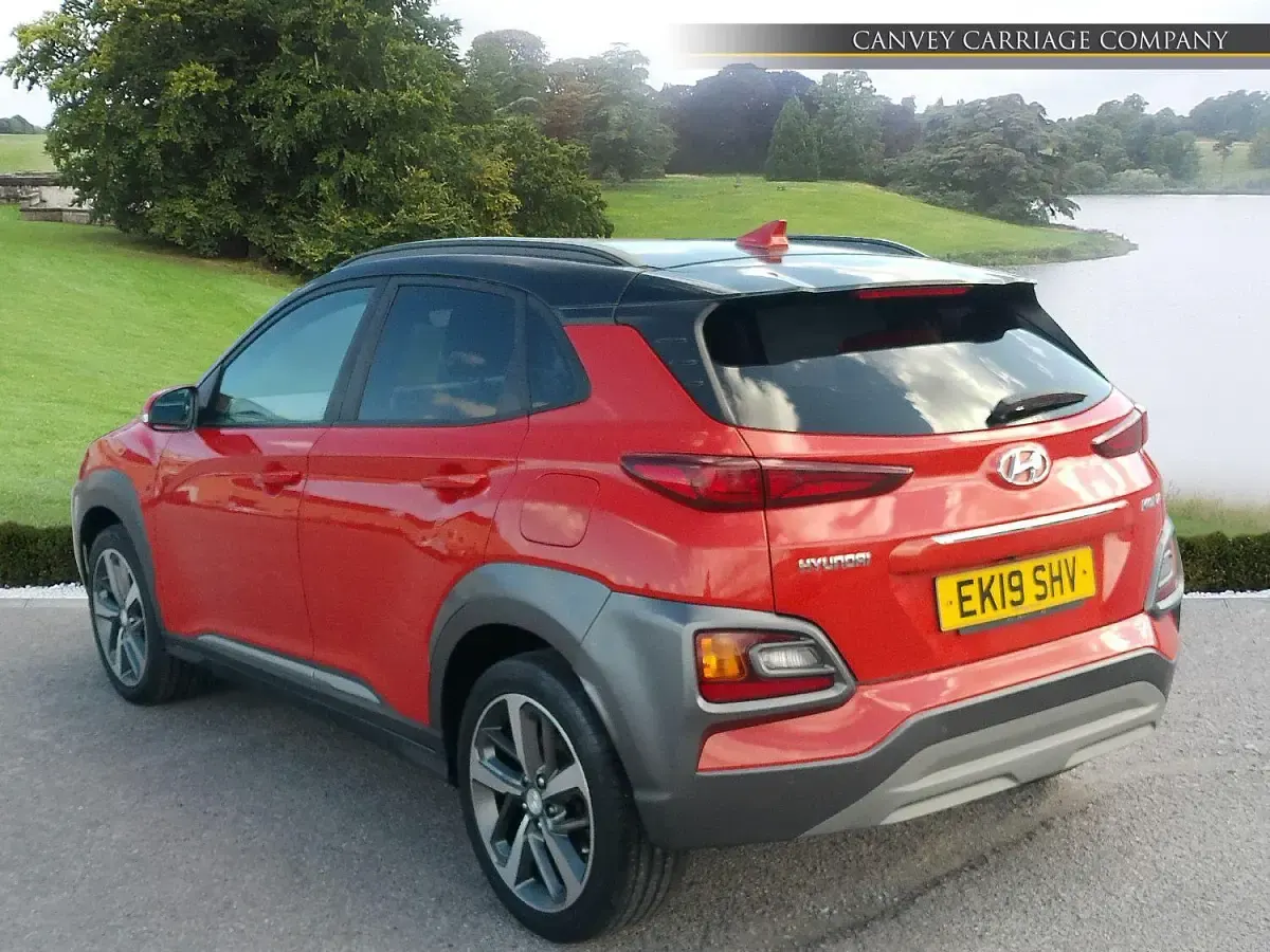 Used Hyundai Kona Premium 120 HP (88 kW) 2019 Orange SUV