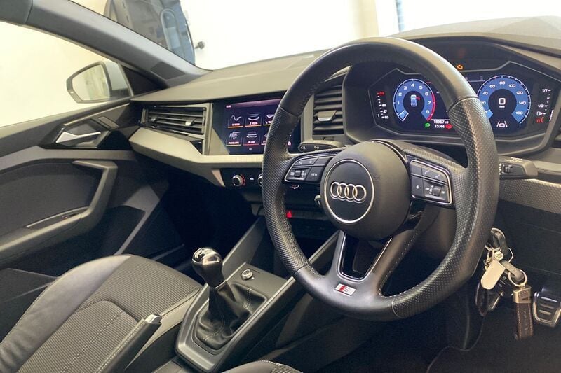Used Audi A1 S-Line 95 HP (69 kW) 2020 Grey Hatchback