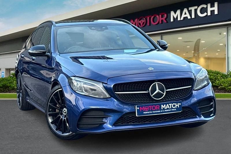 Blue Used 2021 Mercedes C200 AMG line Estate | £22,250 (A bit pricey) - Image 1/4