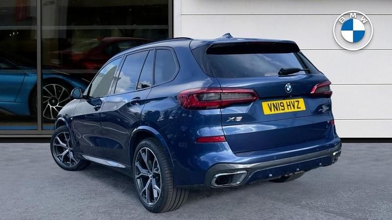 Used BMW X5 M Sport 261 HP (191 kW) 2019 Blue SUV