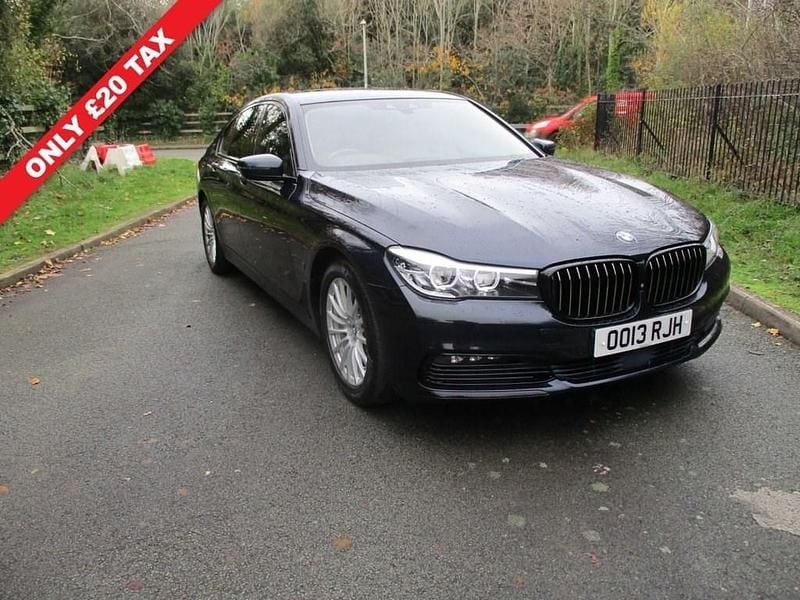 Blue Used 2017 BMW 740 Comfort Edition Sedan | £17,495 (Fair price) - Image 1/4