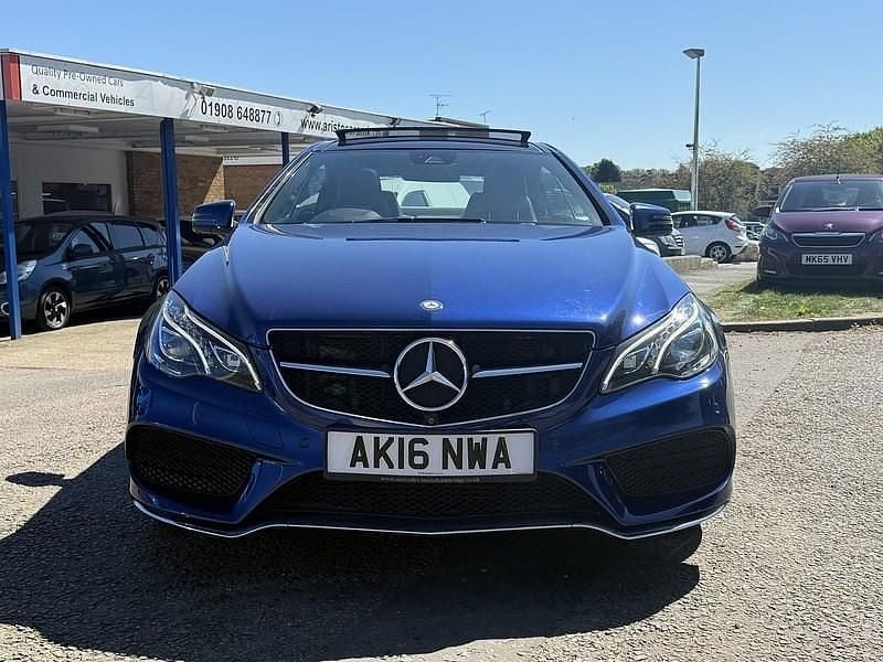 Used Mercedes E350 AMG line 2016 Blue Coupe