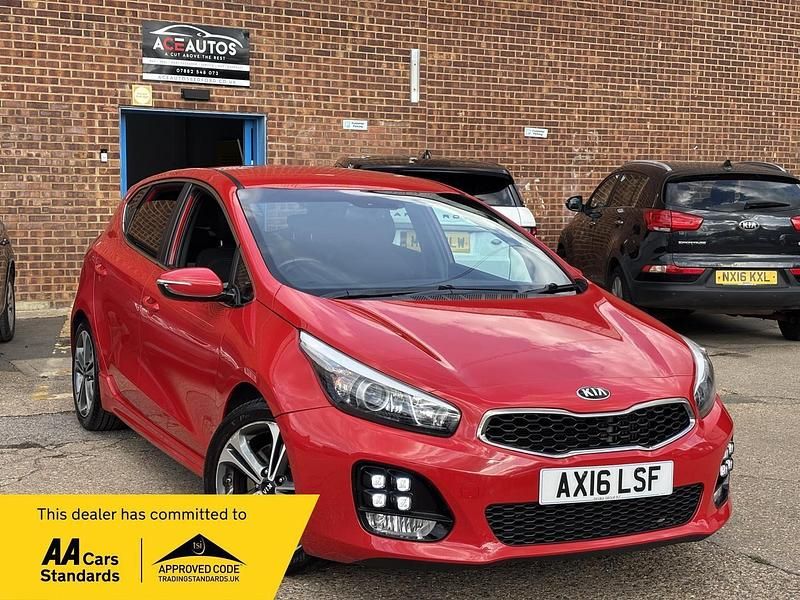 Red Used 2016 Kia Ceed GT-Line Hatchback | £5,900 (Fair price) - Image 1/4