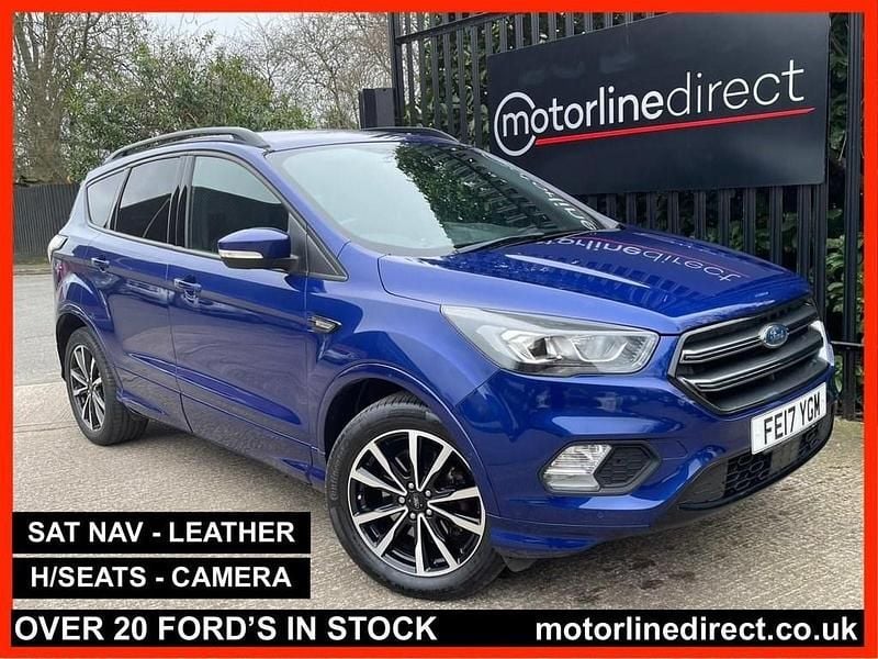 Used Ford Kuga ST-Line 120 HP (88 kW) 2017 Blue SUV