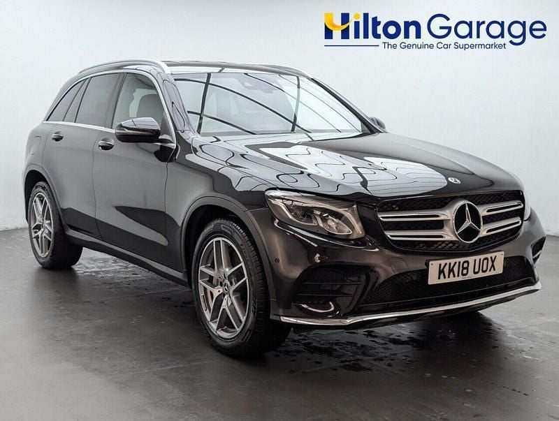 Black Used 2018 Mercedes GLC220 AMG line SUV | £17,450 (Good price) - Image 1/4