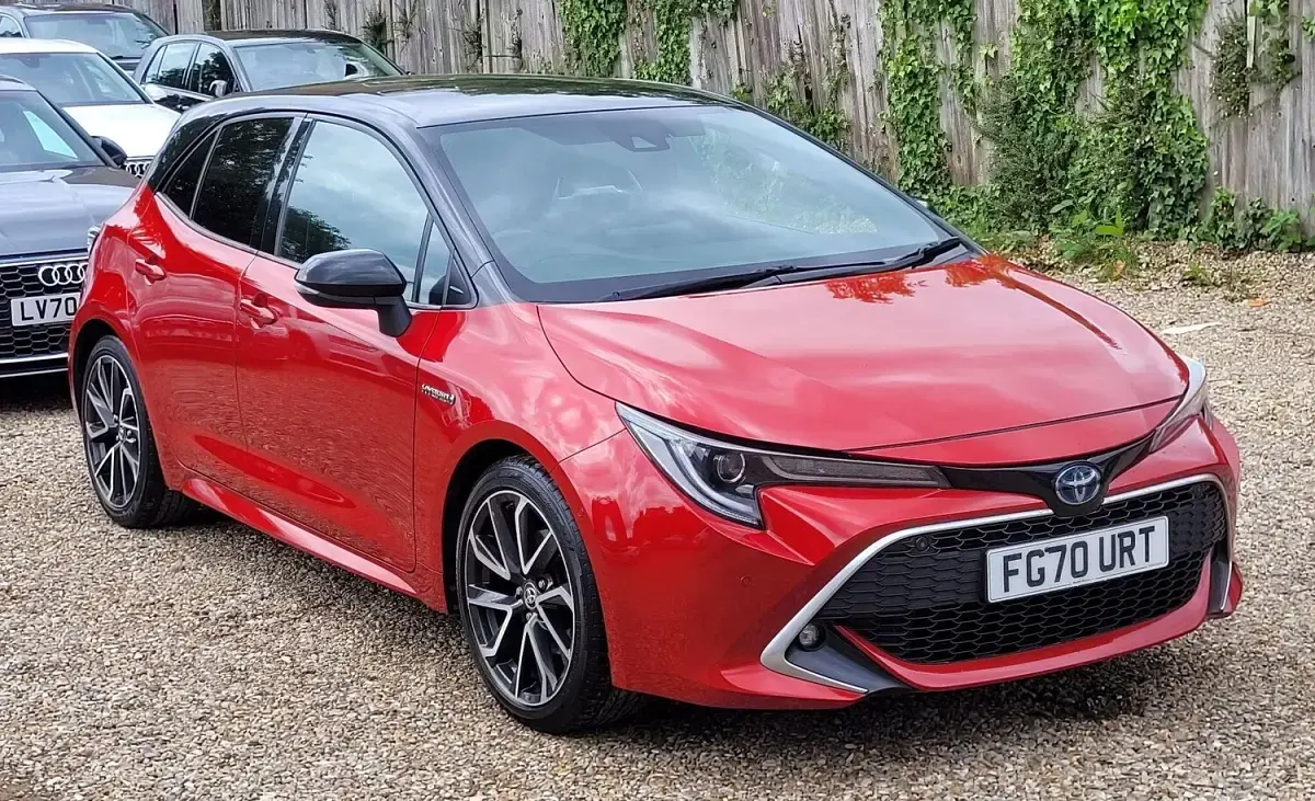 Used Toyota Corolla 2020 Red/black Hatchback